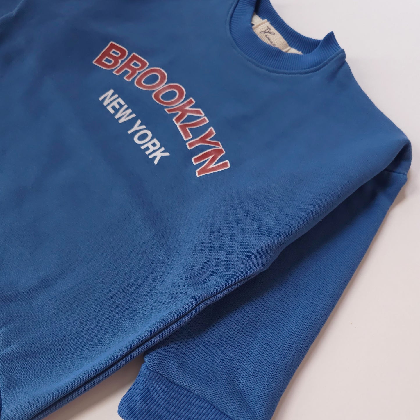 Unisex Blue Oversized Brooklyn Sweatshirt