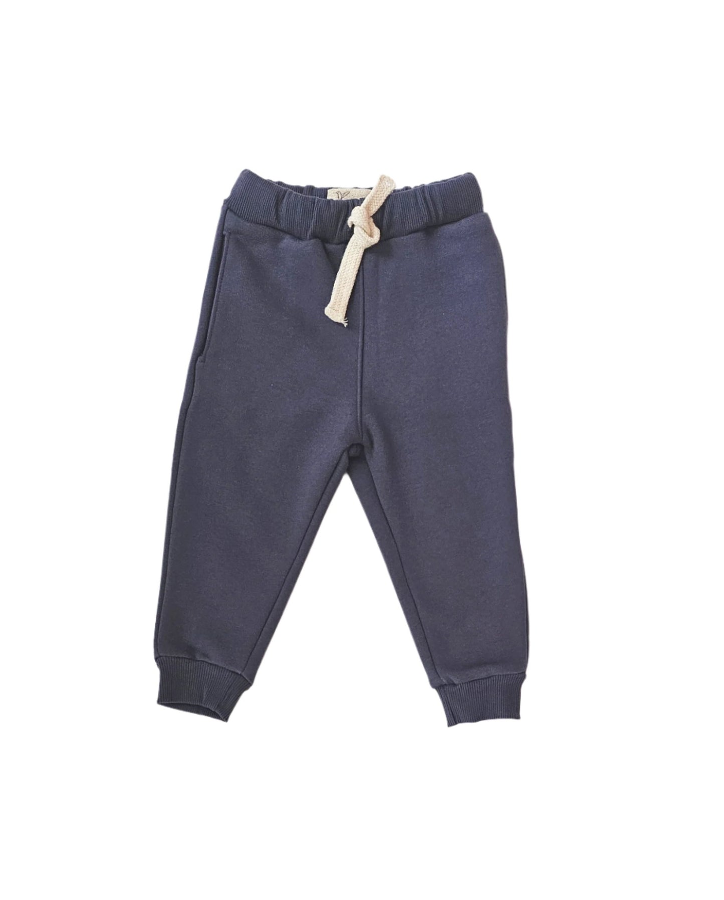 Unisex Basic Cotton Fleece Sweatpants With Pocket one piece