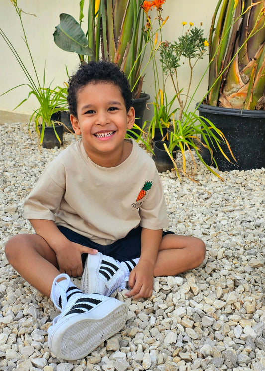 Oversized 'SQUEEZE THE DAY!' jersey T-shirt 100% cotton