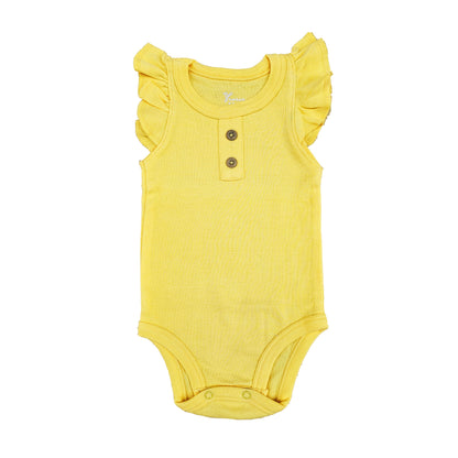 100% cotton ruffle bodysuit