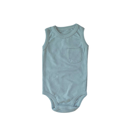 one piece colorful sleeveless baby bodysuits