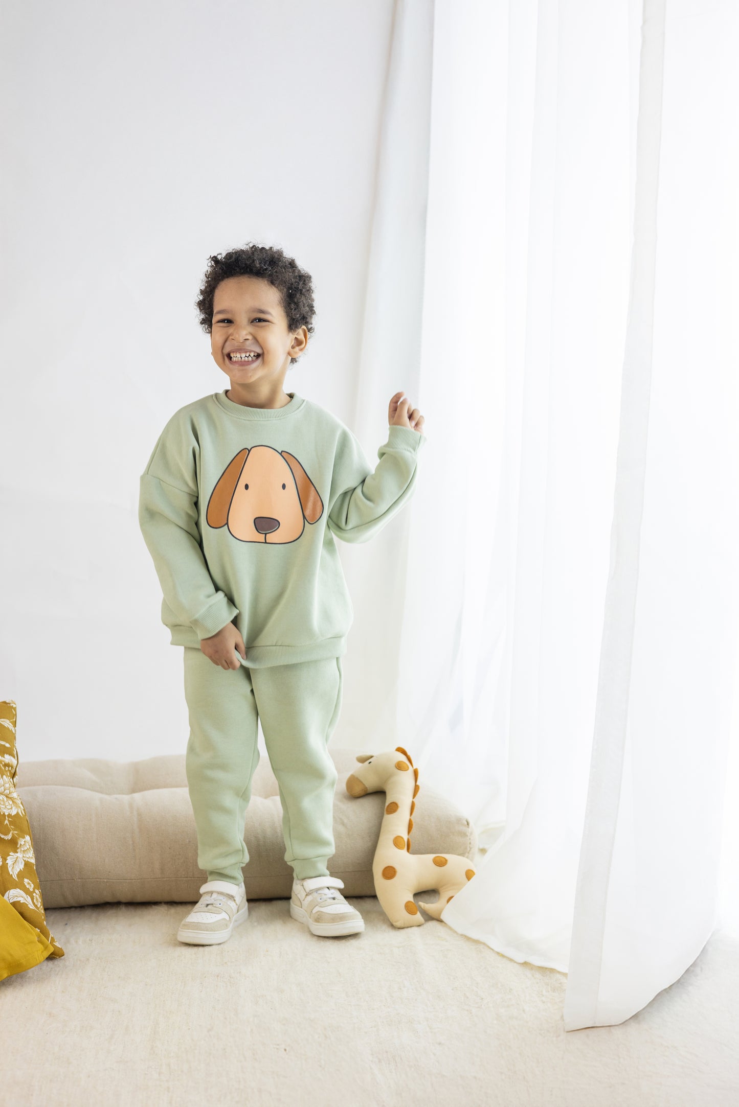 Boys Mint Dog 2 piece set