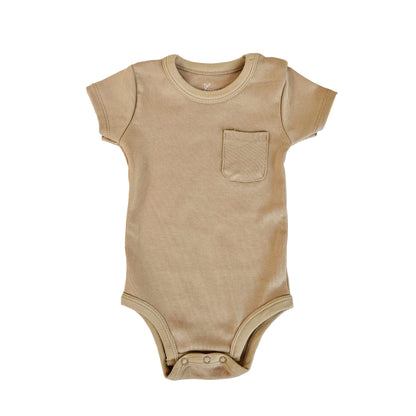 one piece colorful short sleeved baby bodysuits