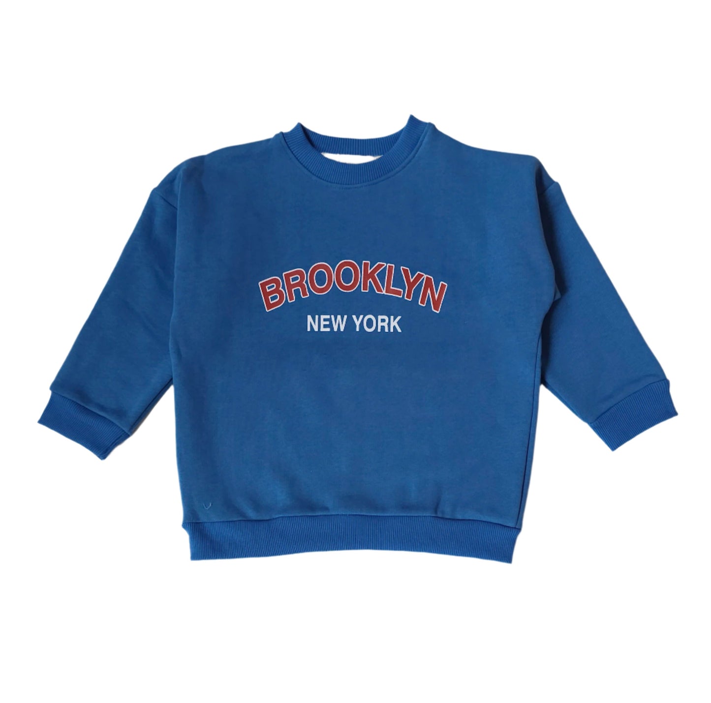 Unisex Blue Oversized Brooklyn Sweatshirt