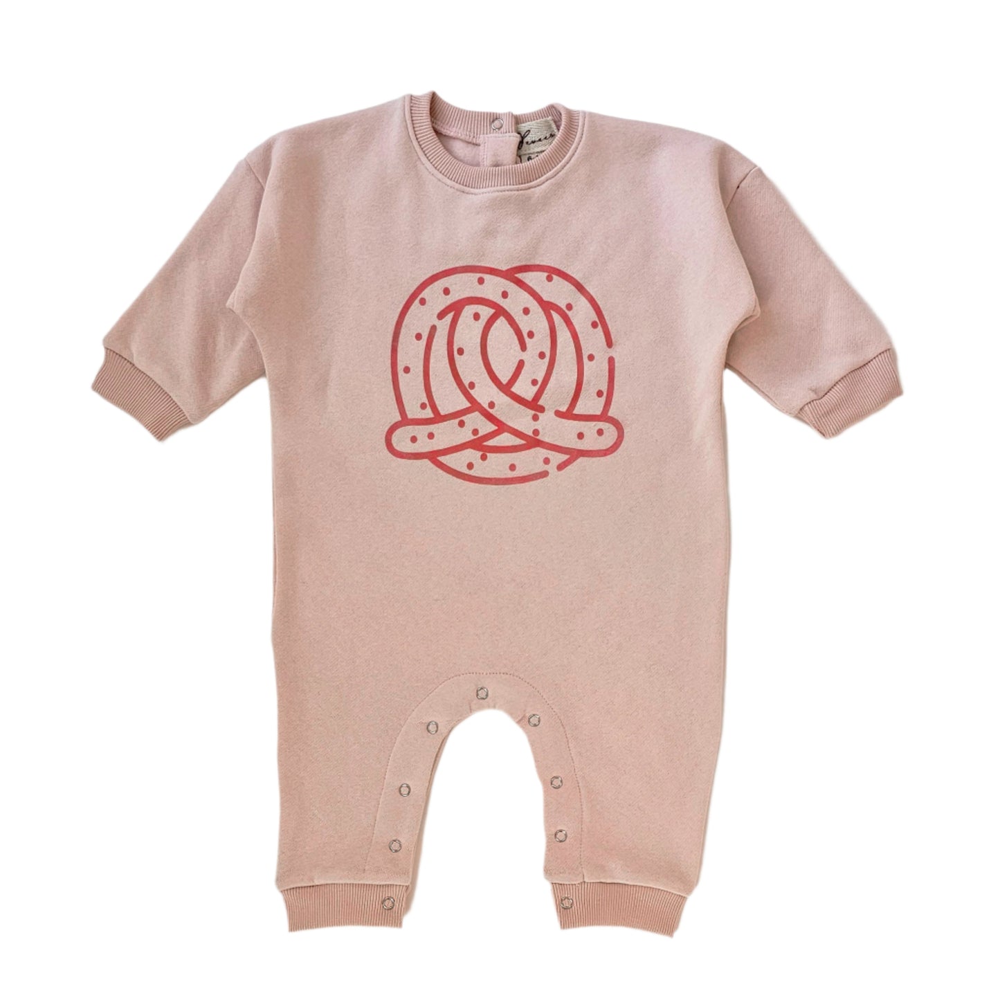 Girls Rose Oversized Pretzel Jumpsuit