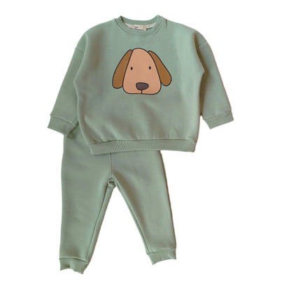 Boys Mint Dog 2 piece set