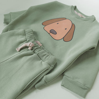 Boys Mint Dog 2 piece set